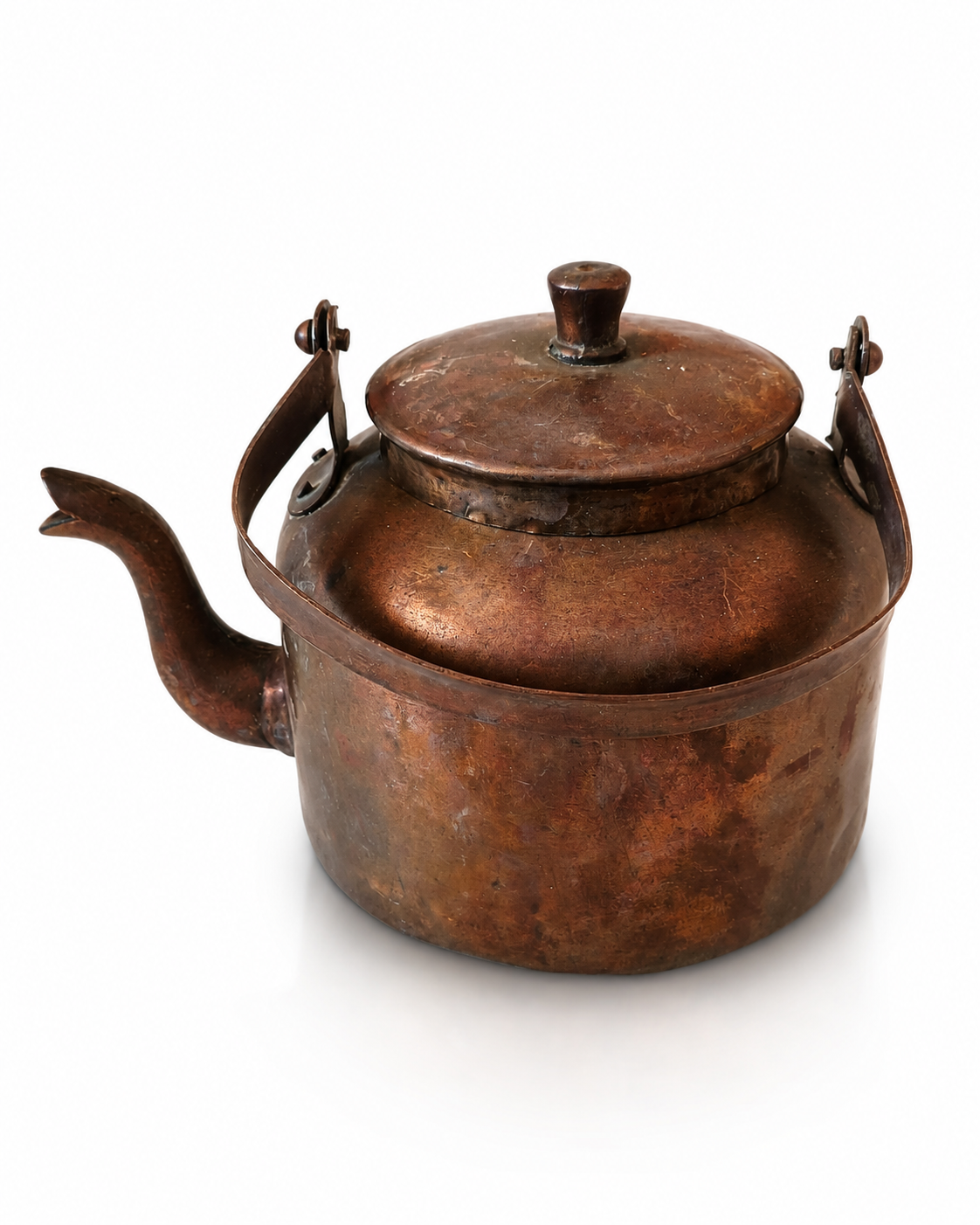 Vintage Antique Finish Decorative Metal Teakettle – 24x19x17.5 cm