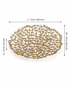 Brass Butterfly Centerpiece (Large)