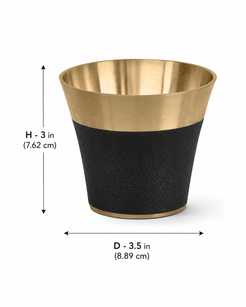 Hand Sculpted Bronze Cup 280 ML