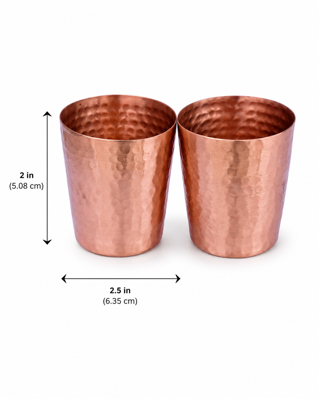 Copper Extra Shot Glass Set of 2