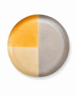 Brass Tricolor Coaster Set of 2