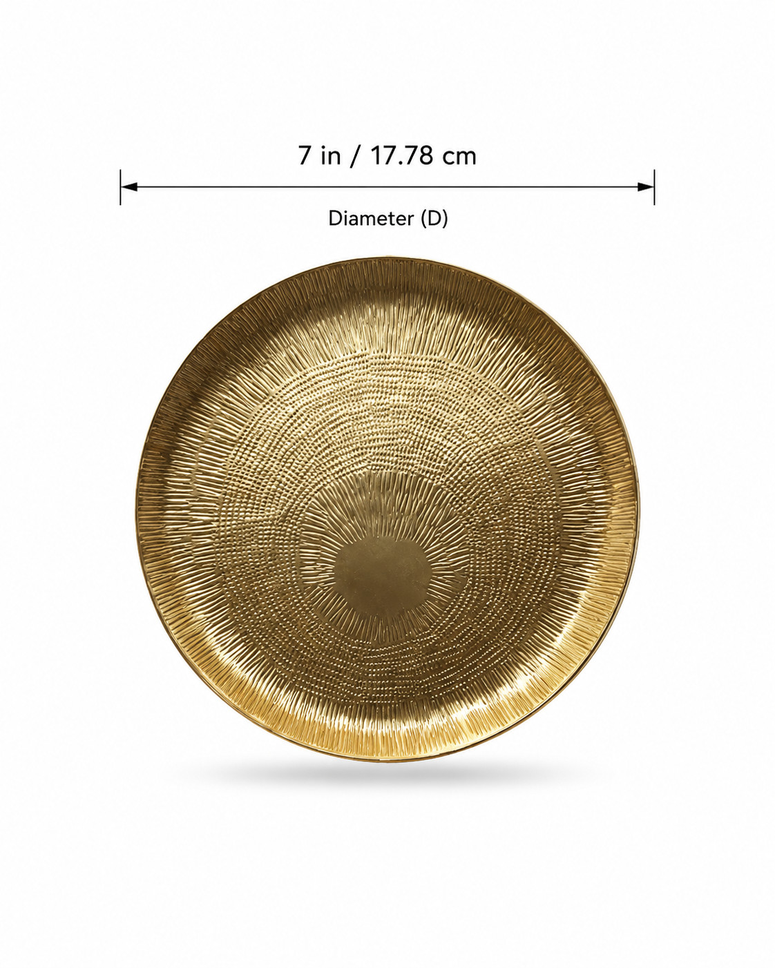 Round Etched Plate