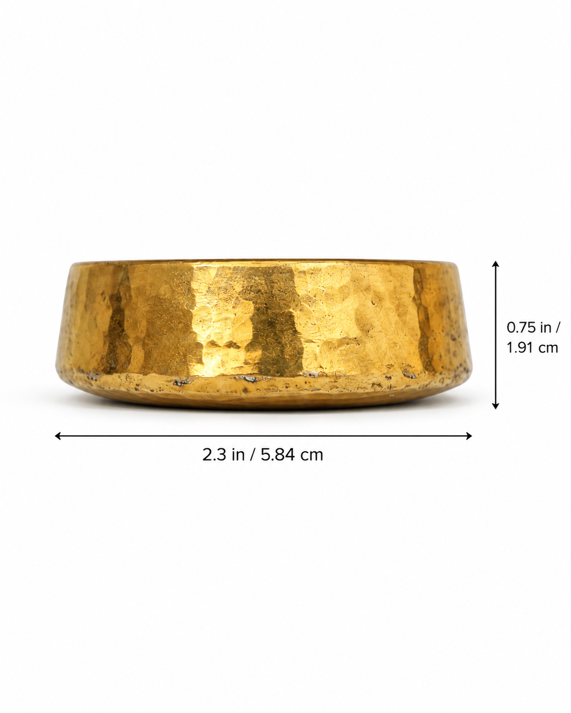 Brass T Light (Set Of 2)