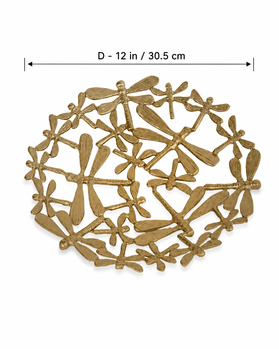 Brass Butterfly Centerpiece (Small)