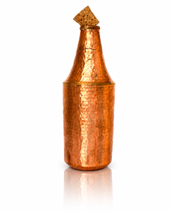 Copper Water Bottle with Cork